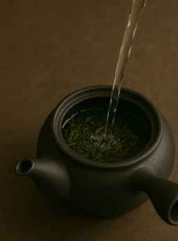茶葉を量る