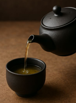 茶葉を量る