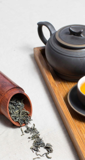急須と茶葉